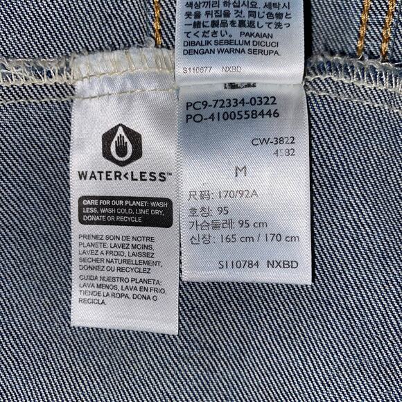 Levi's Men's Denim Trucker Jacket in Colusa Blue - Picture 9 of 9